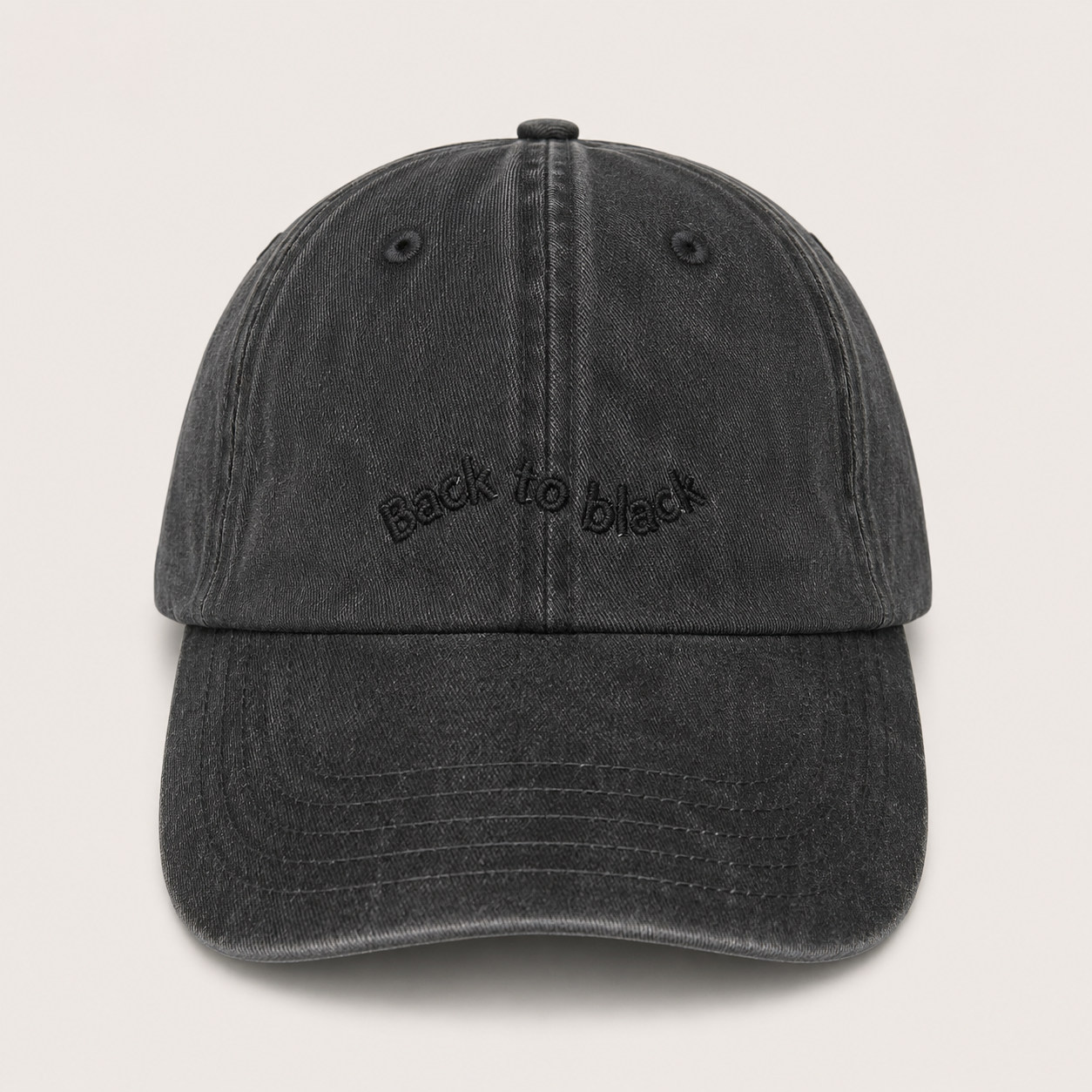 "back to black" Vintage Cap by SWFD