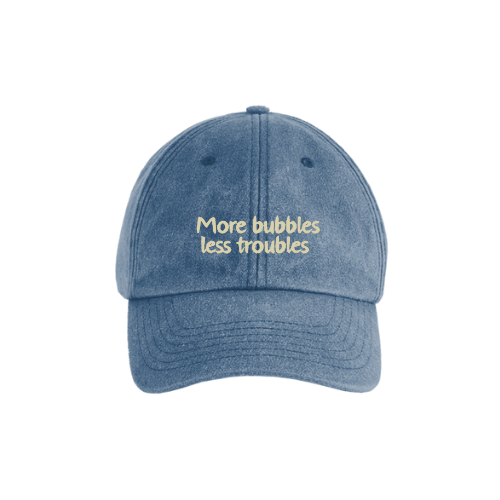 "More Bubbles Less Troubles" Vintage Cap by SWFD