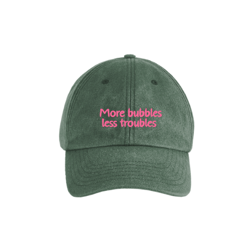 "More Bubbles Less Troubles" Vintage Cap by SWFD
