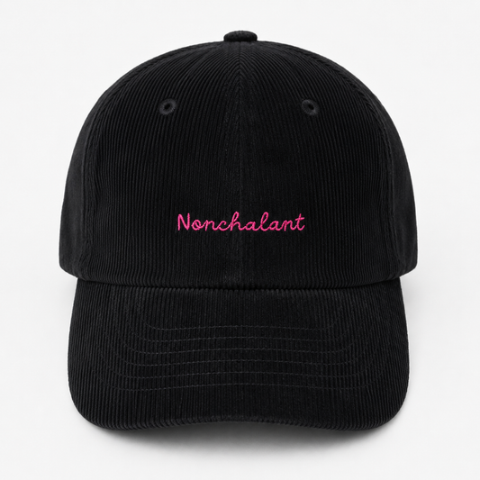 "Nonchalant" Corduroy Cap by SWFD