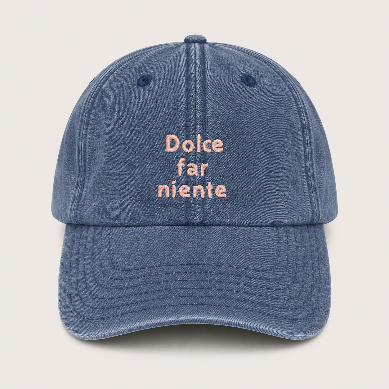 "Dolce far niente" Vintage Cap by SWFD