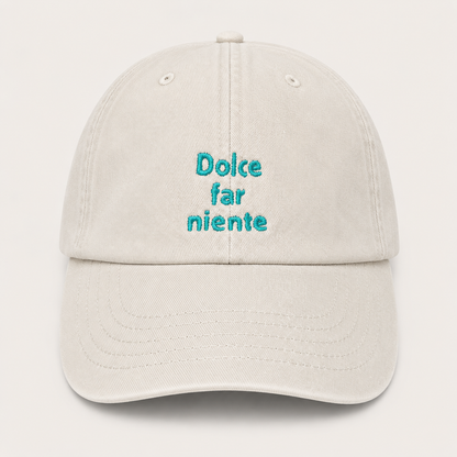 "Dolce far niente" Vintage Cap by SWFD