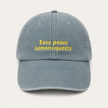 "Easy peasy lemonssqueezy" Vintage Cap by SWFD