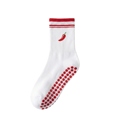 "Chili" Pilates Socks by SWFD