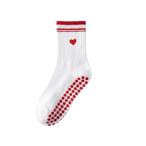 "Heart" Pilates Socks by SWFD
