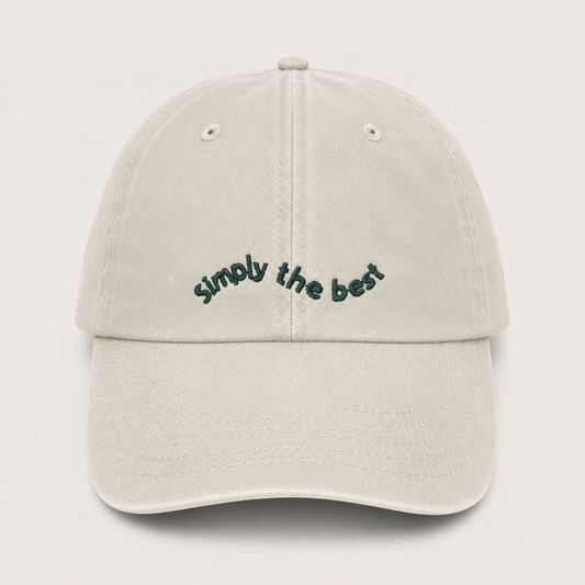 "Simply the best" Vintage Cap by SWFD