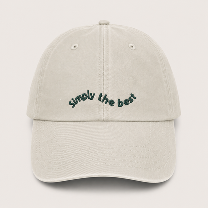 "Simply the best" Vintage Cap by SWFD