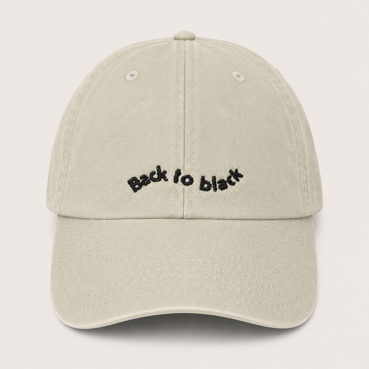 "back to black" Vintage Cap by SWFD