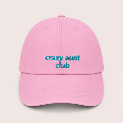"Crazy aunt club" Vintage Cap by SWFD